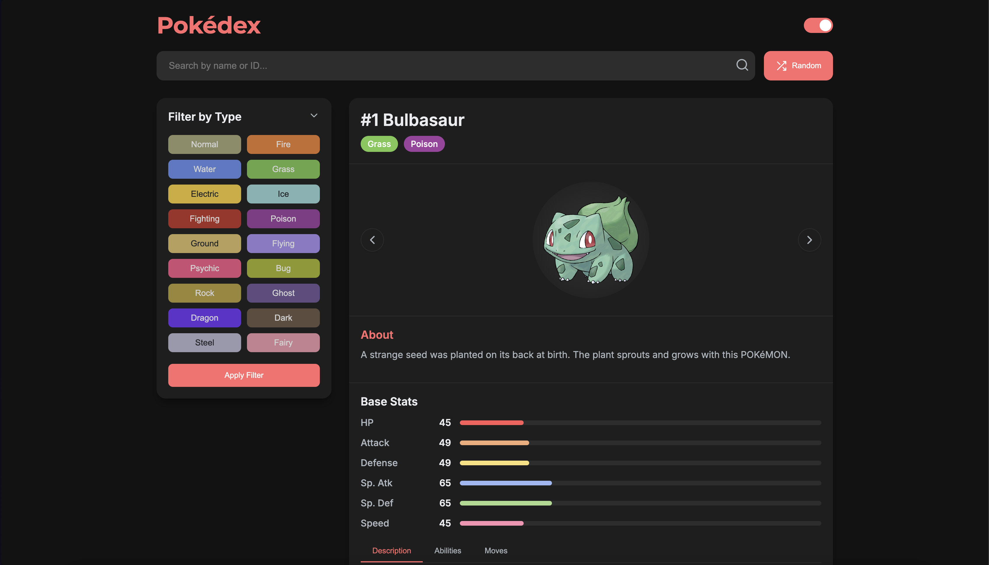 Pokédex Explorer